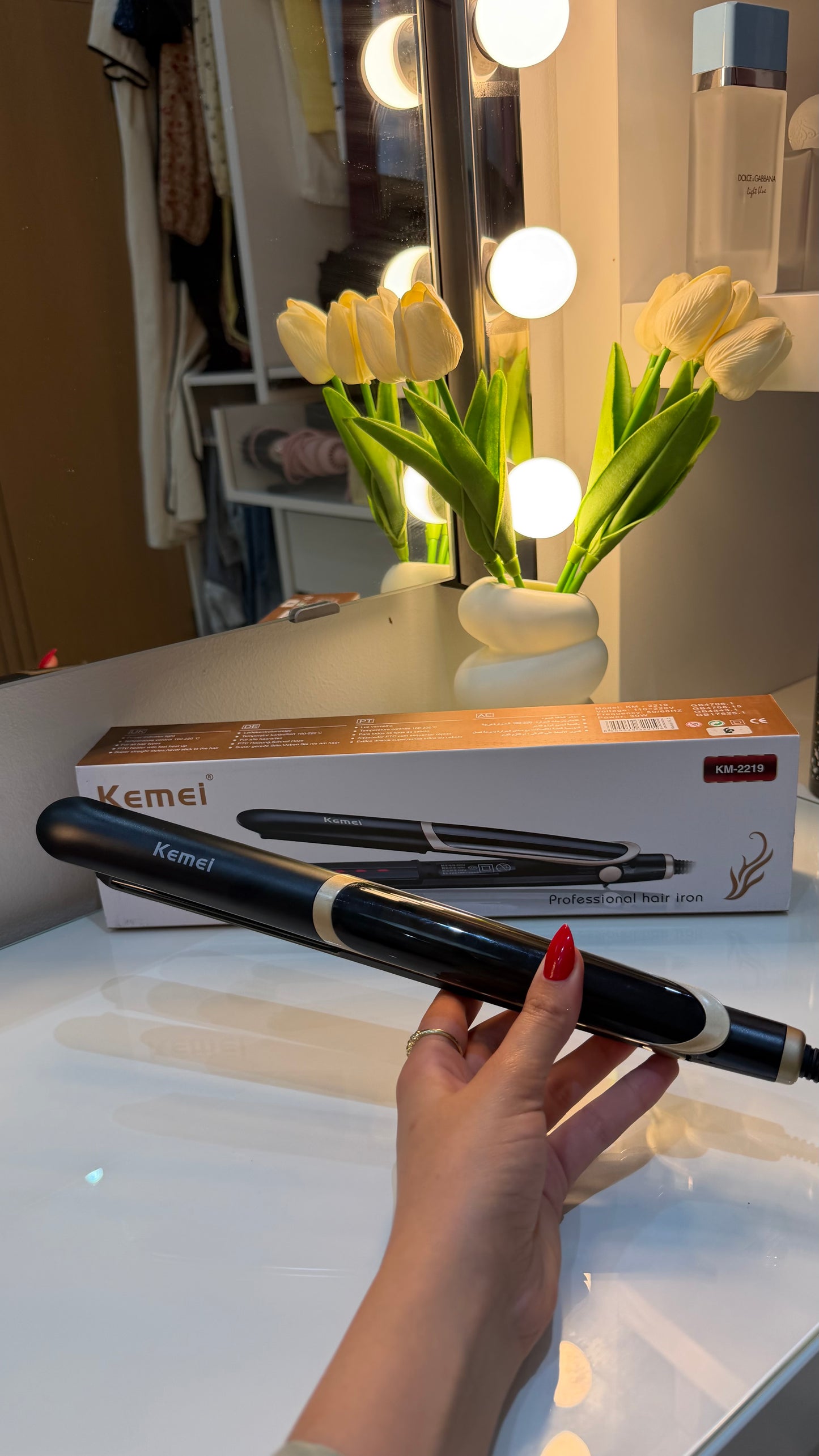 Lisseur Kemei professionnel