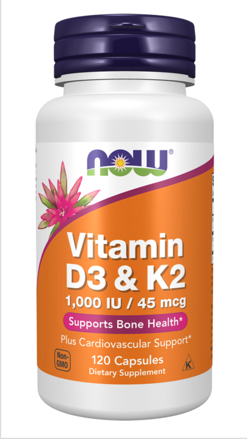 now vitamin d3 + k2