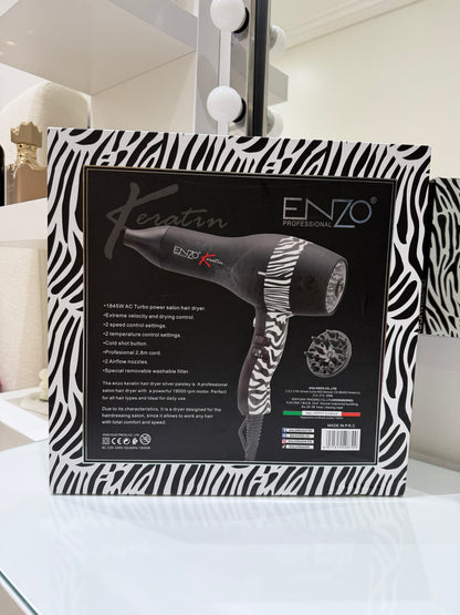 Sèche cheveux Enzo kératine