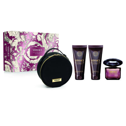 SET VERSACE CRYSTAL NOIR EDP90