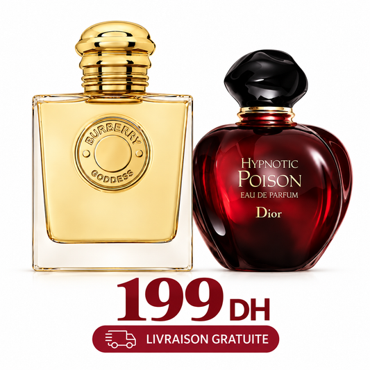 PACK 10 ML HYPNOTIC POISON  10 ML BURBERRY GODDESS LIVRAISON GRATUITE