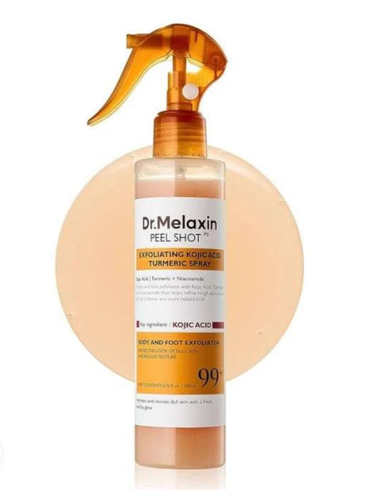 de melaxin peel spray kojic asid