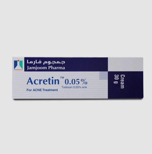 Acretin 0.05% Cream for Acne (Tretinoin) 30g