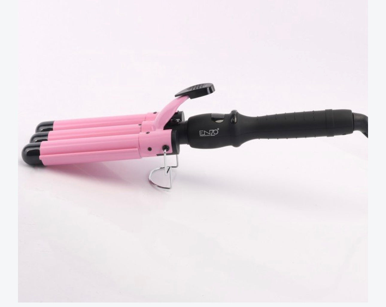 Three 3 Barrel ENZO Pink Deep Hair Waver EN-1967