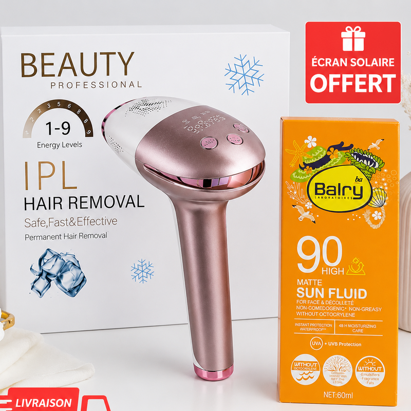 Laser beauty Professionel+ecran solaire gratuite