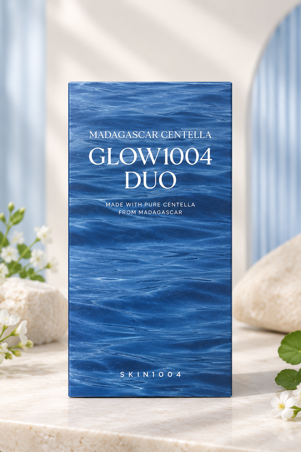 MADAGASCAR CENTELLA
GLOW1004
DUO
MADE WITH PURE CENTELLA
FROM MADAGASCAR
S KIN1004