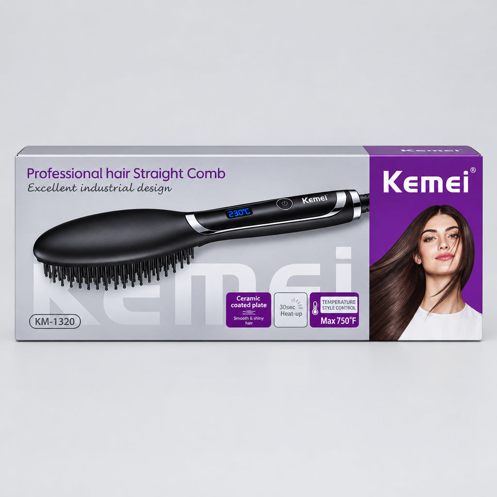 Kemei Professional Hair Straight Comb Model KM-1320