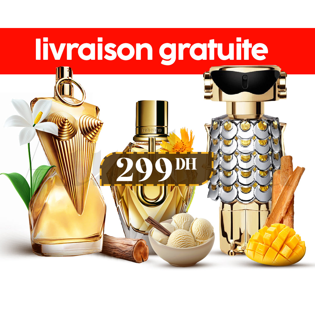 Pack divine edp + one million gold for her edp + fame edp  - livraison gratuite